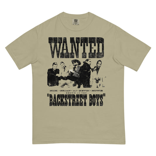 Backstreet Boys Wanted Mineral Wash Officially Licensed Mens T Shirt