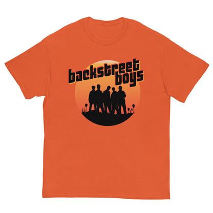 Backstreet Boys Coachella Sunset Officially Licensed Mens T Shirt Orange