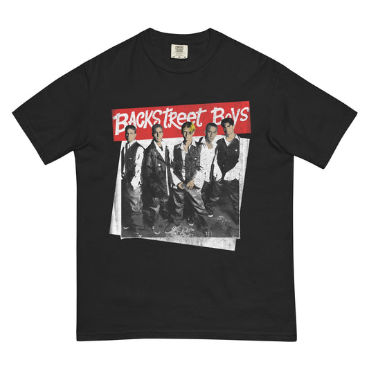 Backstreet Boys Everybody Mineral Wash Officially Licensed Mens T Shirt Black