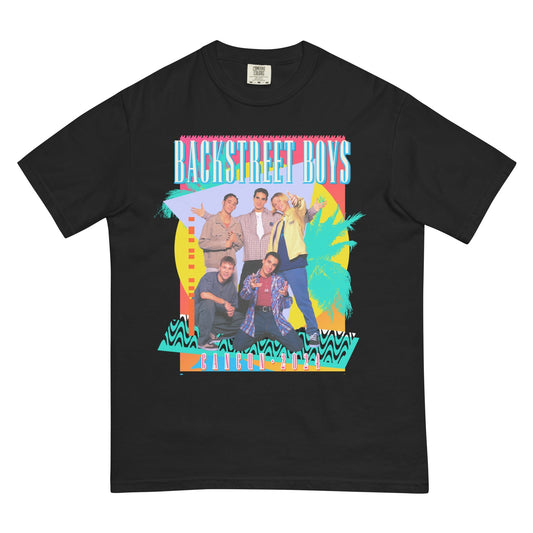 Backstreet Boys Cancun 2024 Mineral Wash Officially Licensed Mens T Shirt Black