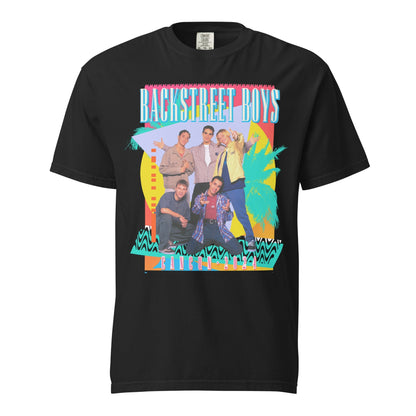 Backstreet Boys Cancun 2024 Mineral Wash Officially Licensed Mens T Shirt Black