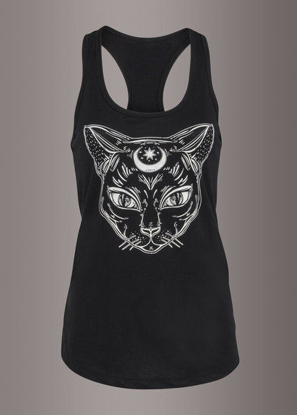 Witchy Woman Black Cat Tank Top