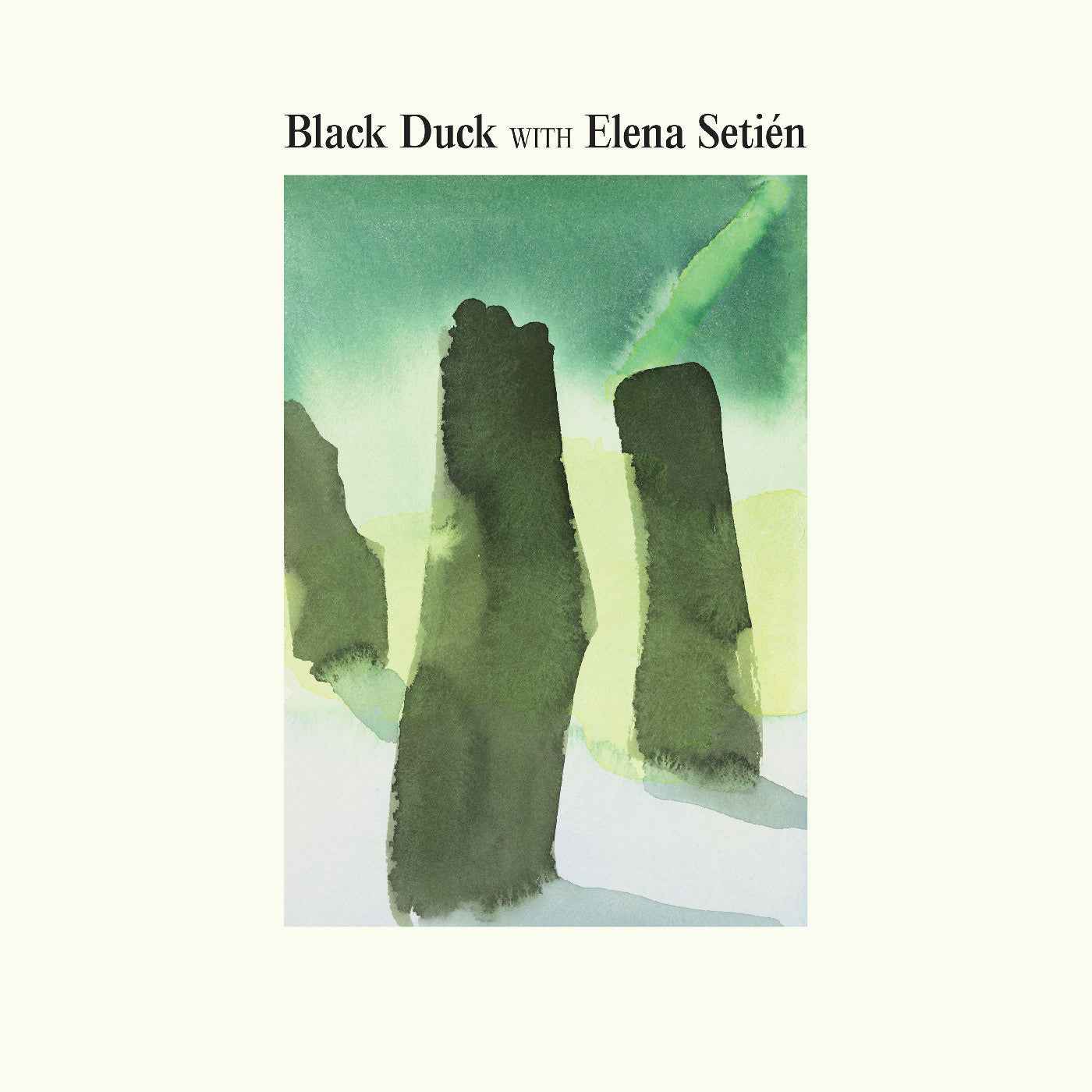 PRE-ORDER Black Duck With Elena Setién - Black Duck With Elena Setién (Indie Exclusive, Coke Bottle Clear Vinyl) [Vinyl] Vinyl Record