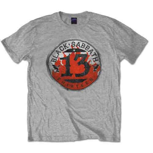 Black Sabbath 13 Flame Circle [T-Shirt] Officially Licensed
