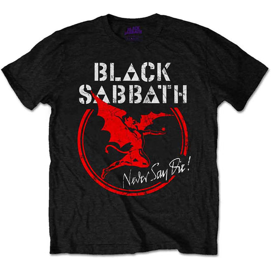 Black Sabbath Archangel Never Say Die [T-Shirt] Officially Licensed