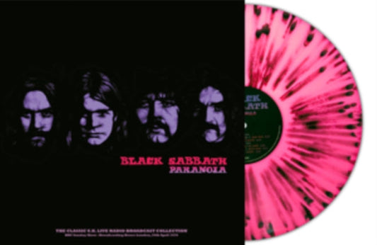 Black Sabbath  Paranoia 180 Gram Splatter Vinyl Import Vinyl Record