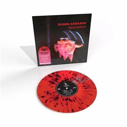 Paranoid (Limited Edition, Red & Black Splatter Colored Vinyl) [Import]  Vinyl Record
