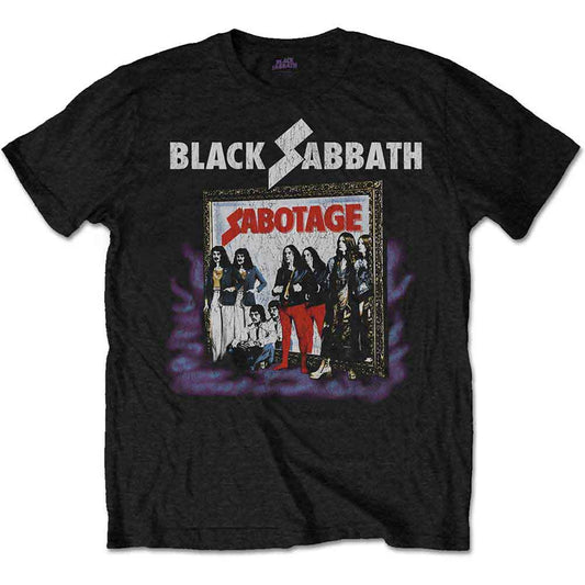 Black Sabbath Sabotage Vintage [T-Shirt] Officially Licensed