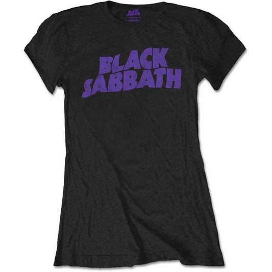 Black Sabbath Wavy Logo Vintage [T-Shirt] Officially Licensed
