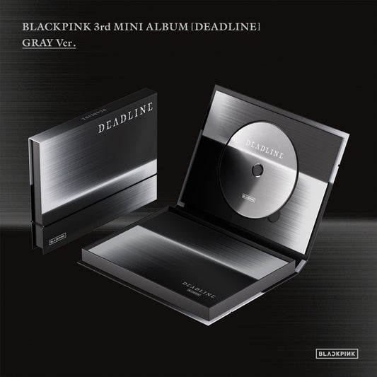 Blackpink 3Rd Mini Album [Deadline] Gray Ver. Music CD