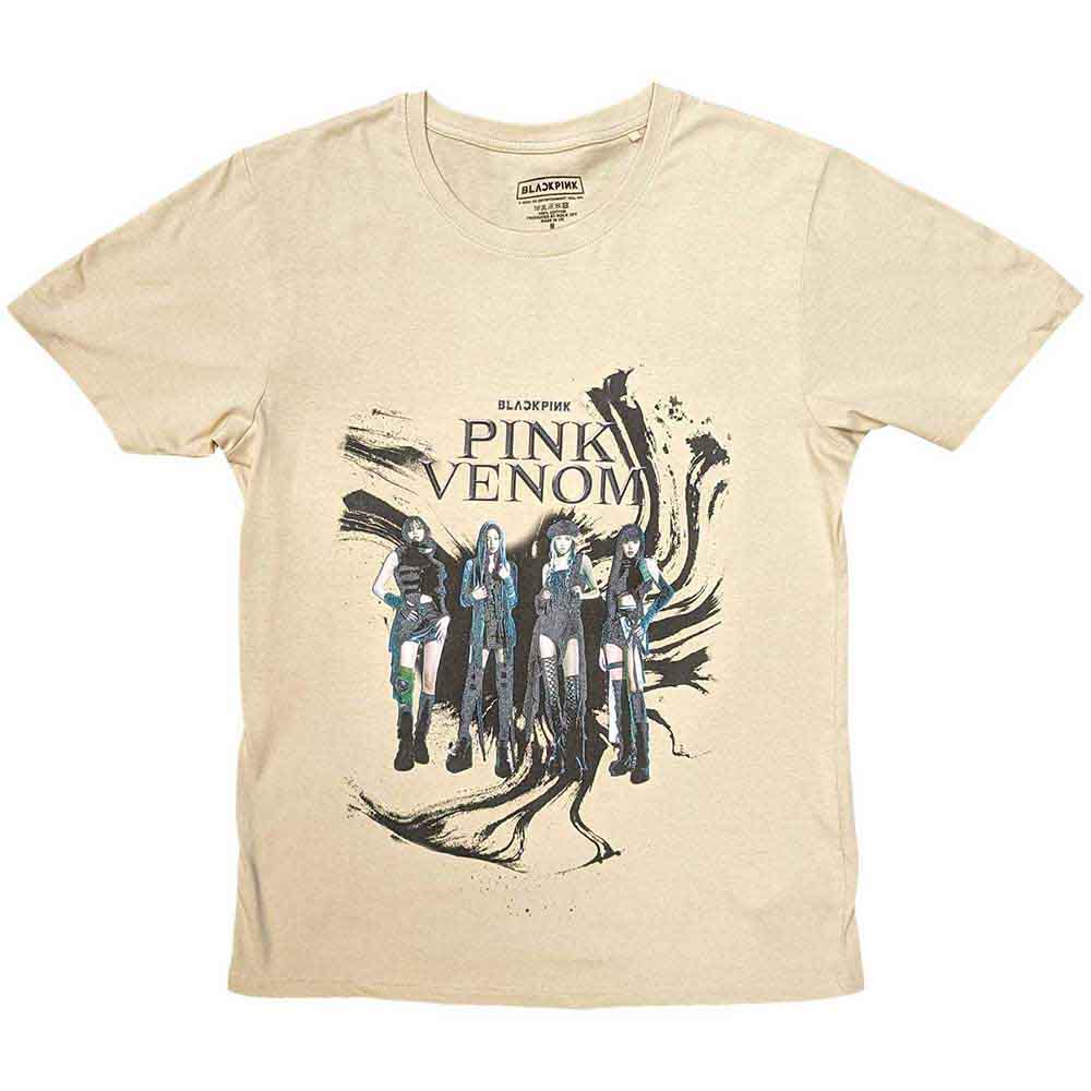 BLACKPINK Pink Venom Oil Stroke [T-Shirt] Officially Licensed