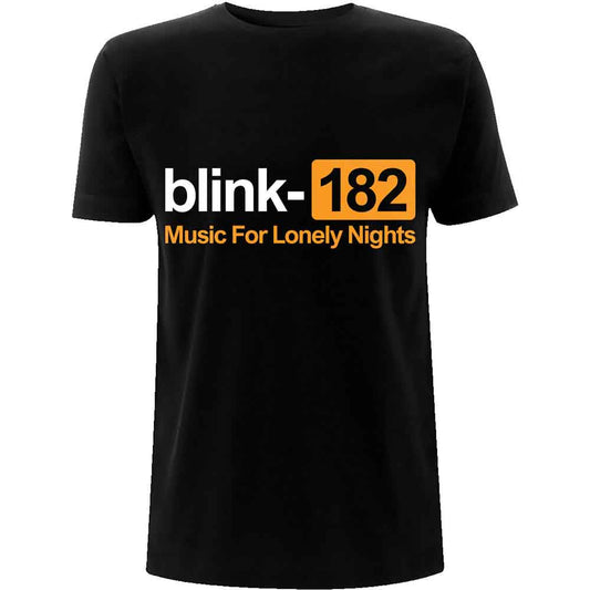 Blink-182 Lonely Nights Mens T Shirt Black Officially Licensed