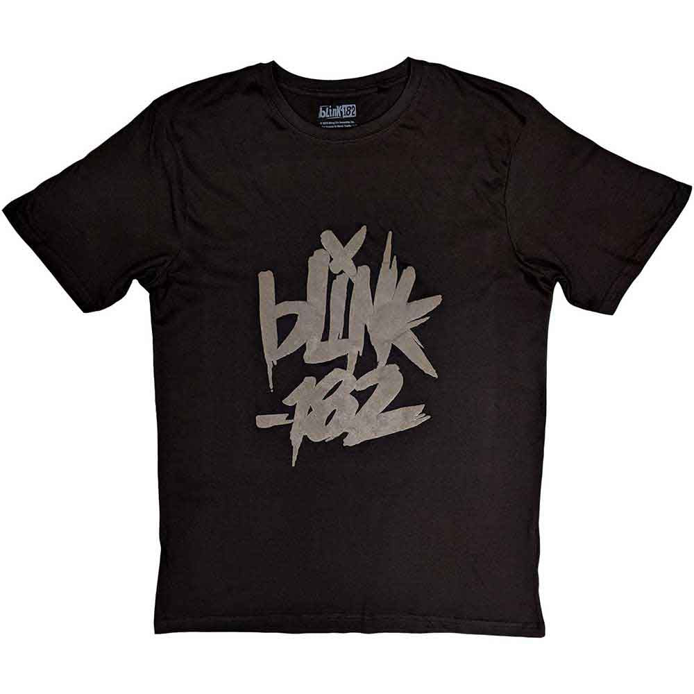 Blink 182 Neon Logo Mens T Shirt Black Officially Licensed