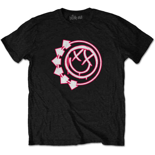 Blink 182 Six Arrow Smile T Shirt Black Officially Licensed