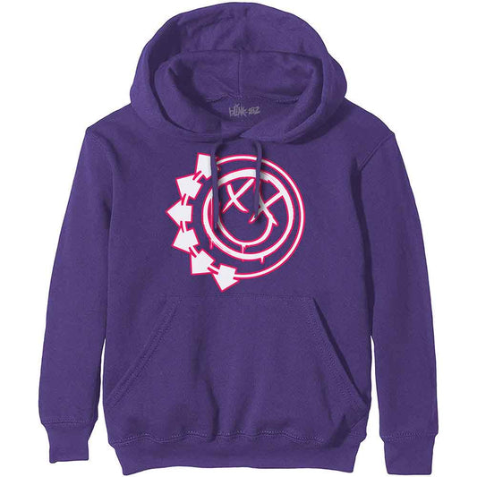 Blink182  Six Arrow Smile Sweatshirt Hoodie Purple