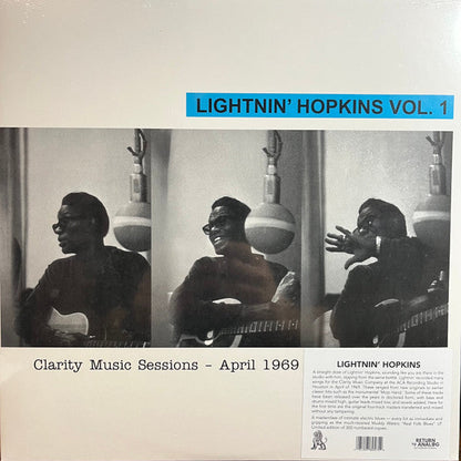 Vol. 1 : Clarity Music Sessions - April 1969  Vinyl Record