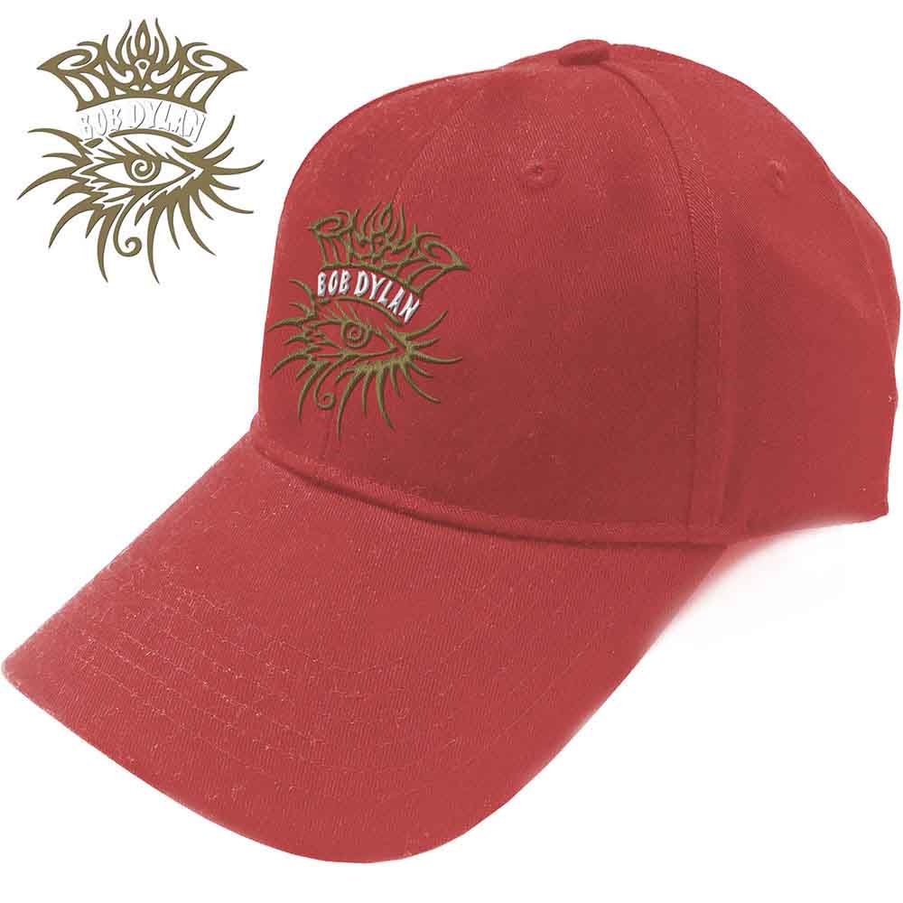 Bob Dylan Eye Icon Officially Licensed Hat Red