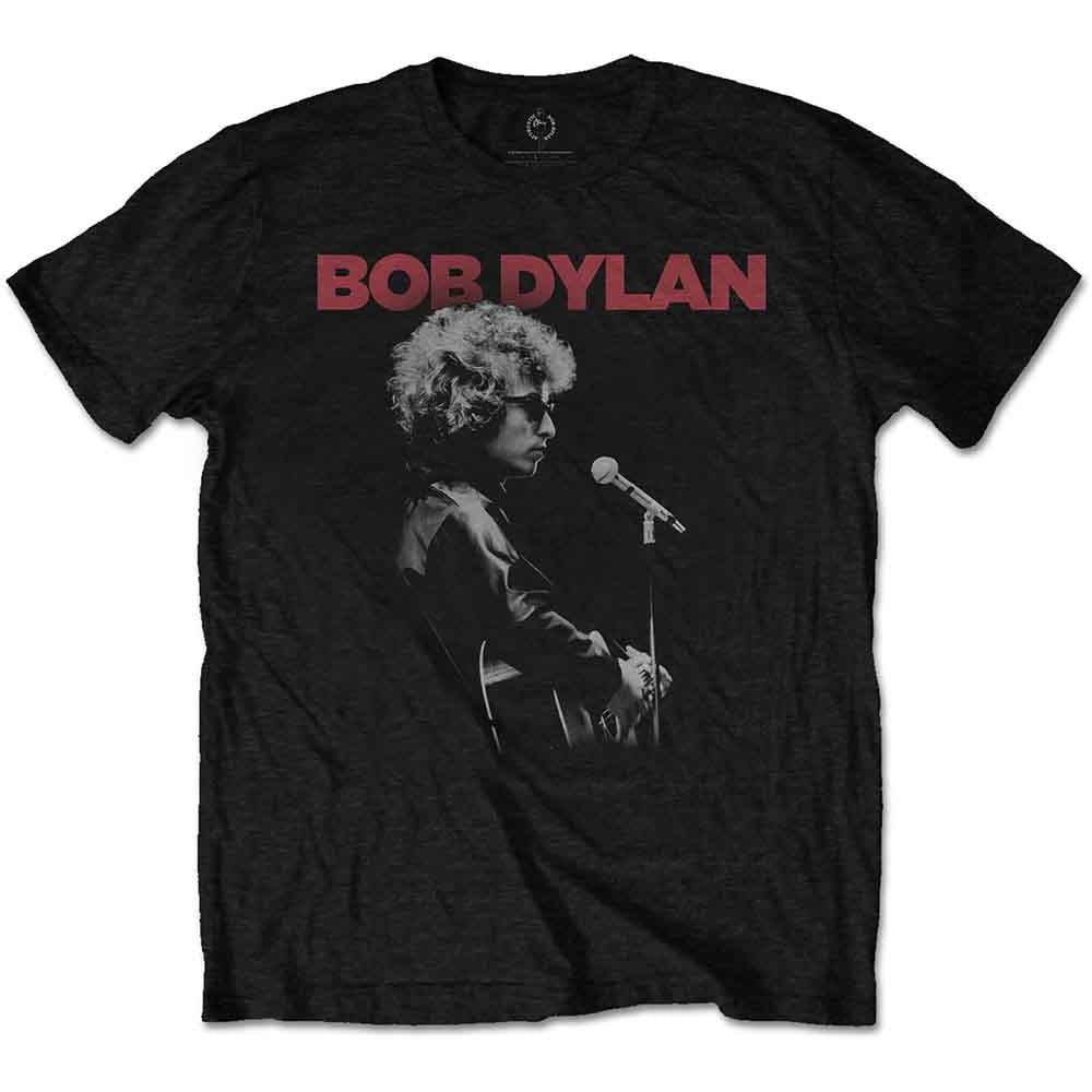 Bob Dylan Sound Check Mens T Shirt Black Officially Licensed
