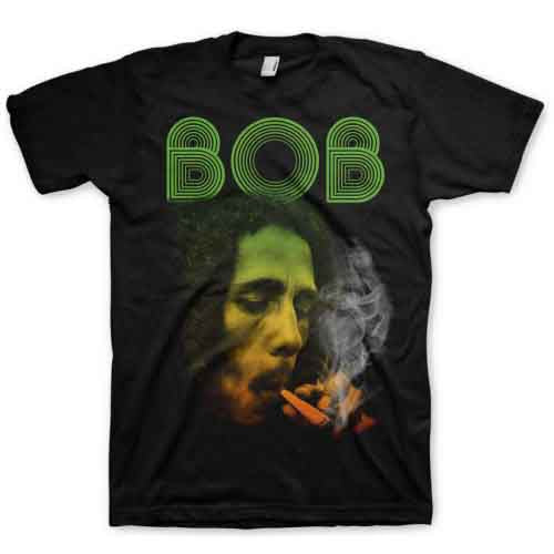 Bob Marley Smoking Da Erb [T-Shirt] Officially Licensed