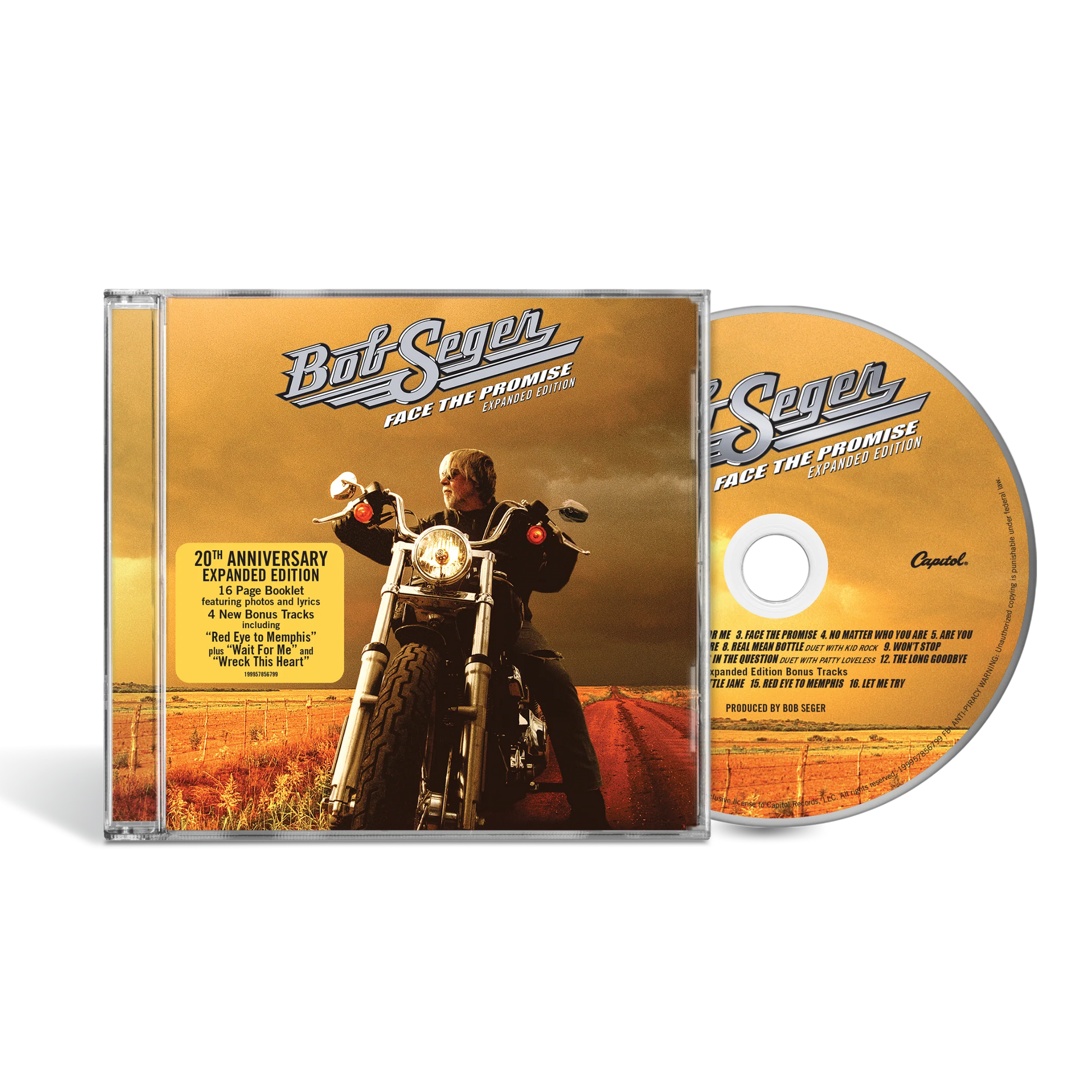 PRE-ORDER Bob Seger - Face The Promise (Expanded Edition) [CD] Music CD