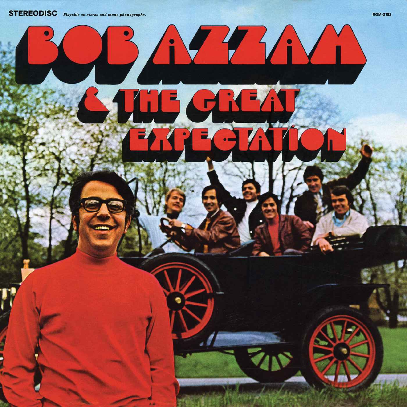 Bob & The Great Expectation Azzam - Bob Azzam & The Great Expectation - Remastered (Fire Orange Vinyl) [Vinyl] Vinyl Record