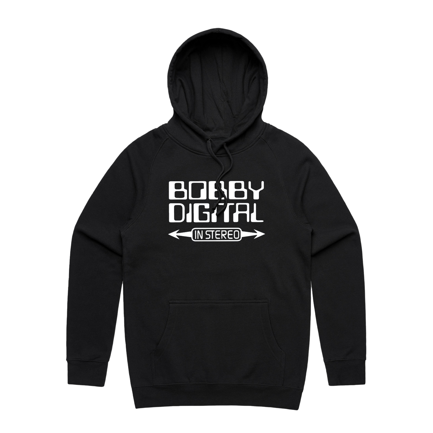 Wu-Tang Clan Officially Licensed Bobby Digital in Stereo Hoodie Black