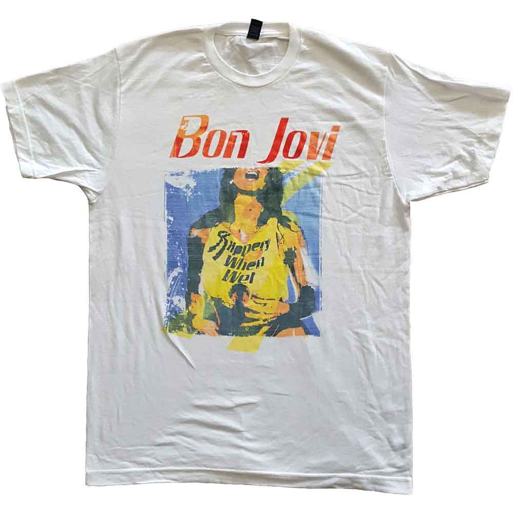 Bon Jovi Slippery When Wet Original Cover [T-Shirt] Officially Licensed