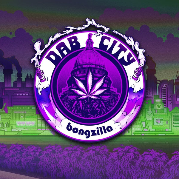 BONGZILLA - Dab City (White/Green/Purple Vinyl) Vinyl Record