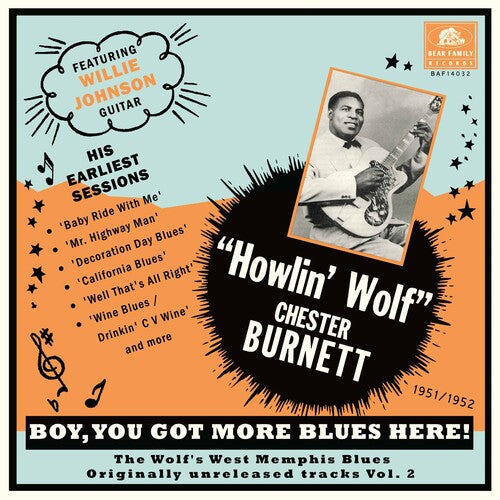 Howlin Wolf - Boy, You Got More Blues Here: The Wolf's West Memphis Blues Vol. 2 [10 in] [Vinyl] Vinyl Record
