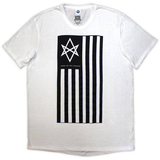 Bring Me The Horizon Antivist Mens T Shirt White Officially Licensed