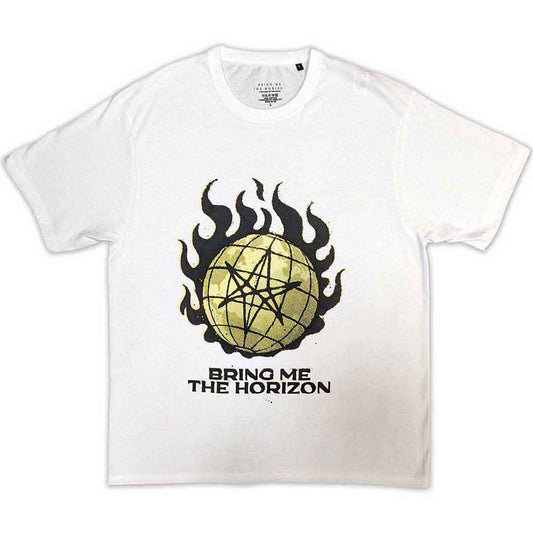 Bring Me The Horizon Globe Yellow [T-Shirt] Officially Licensed