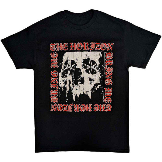 Bring Me The Horizon Metal Logo Skull [T-Shirt] Officially Licensed