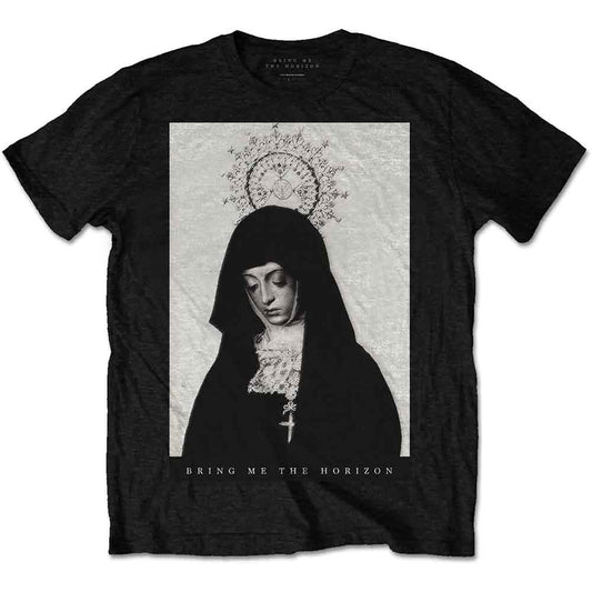 Bring Me The Horizon Nun Mens T Shirt Black Officially Licensed