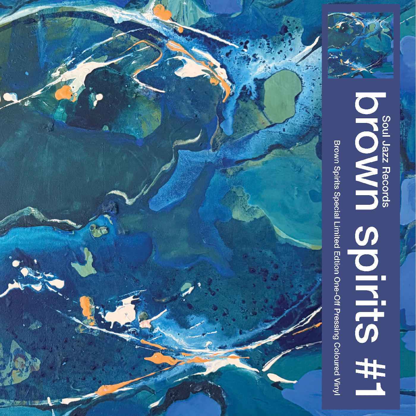 Brown Spirits - Brown Spirits #1 (Indie Exclusive, Blue Vinyl) [Vinyl] Vinyl Record