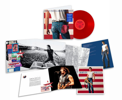 Bruce Springsteen - Born In The USA: 40th Anniversary Edition) (Translucent Red Vinyl, Red, Booklet, Lithograph) Vinyl Record