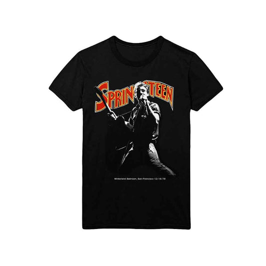 Bruce Springsteen Winterland Ballroom Singing [T-Shirt]