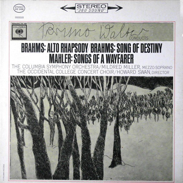 Alto Rhapsody / Song Of Destiny / Songs Of A Wayfarer Vinyl Record