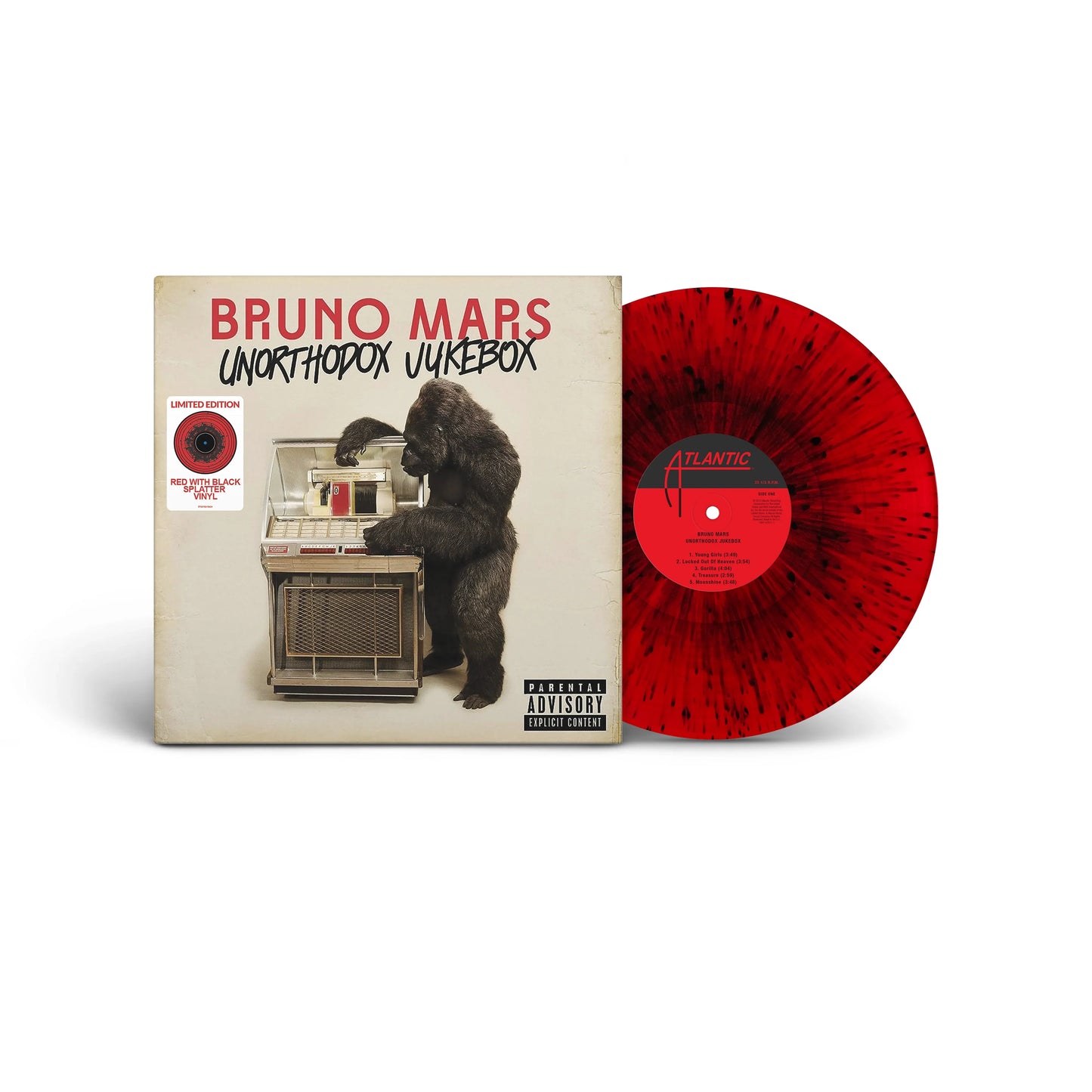Bruno Mars - Unorthodox Jukebox [Red Splatter] Vinyl Record