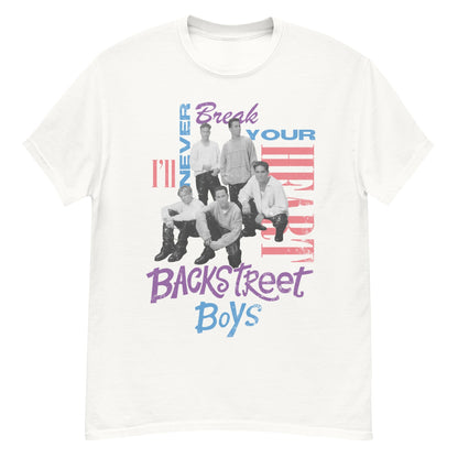 Backstreet Boys Never Break Officially Licensed Mens T Shirt White