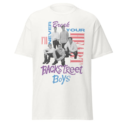 Backstreet Boys Never Break Officially Licensed Mens T Shirt White
