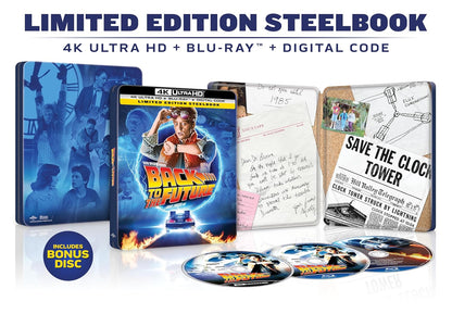 Back to the Future - Limited Edition 40th Anniversary Steelbook (4K Ultra HD + Blu-ray + Digital)