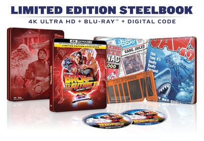 Back to the Future - Limited Edition 40th Anniversary Complete Steelbook Collection (4K Ultra HD + Blu-ray + Digital)