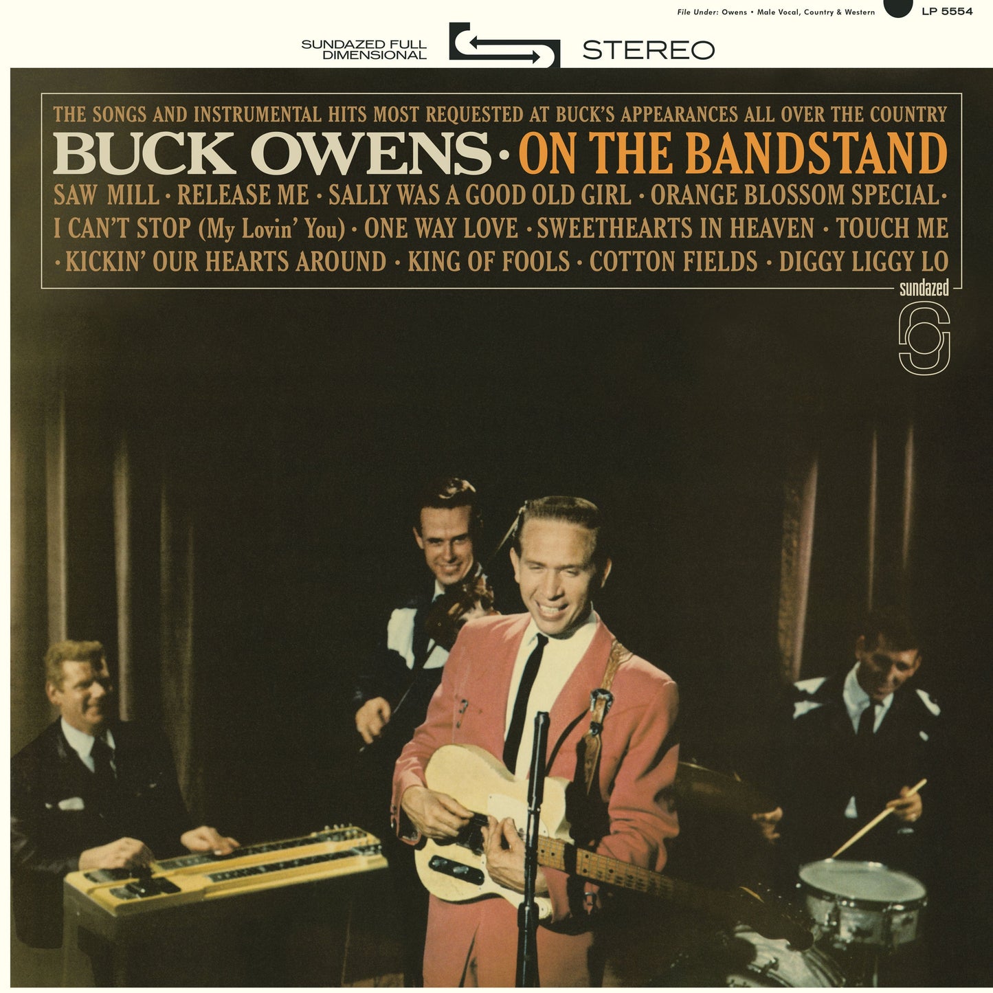 Buck and His Buckaroos Owens - On The Bandstand (GOLD VINYL) Vinyl Record