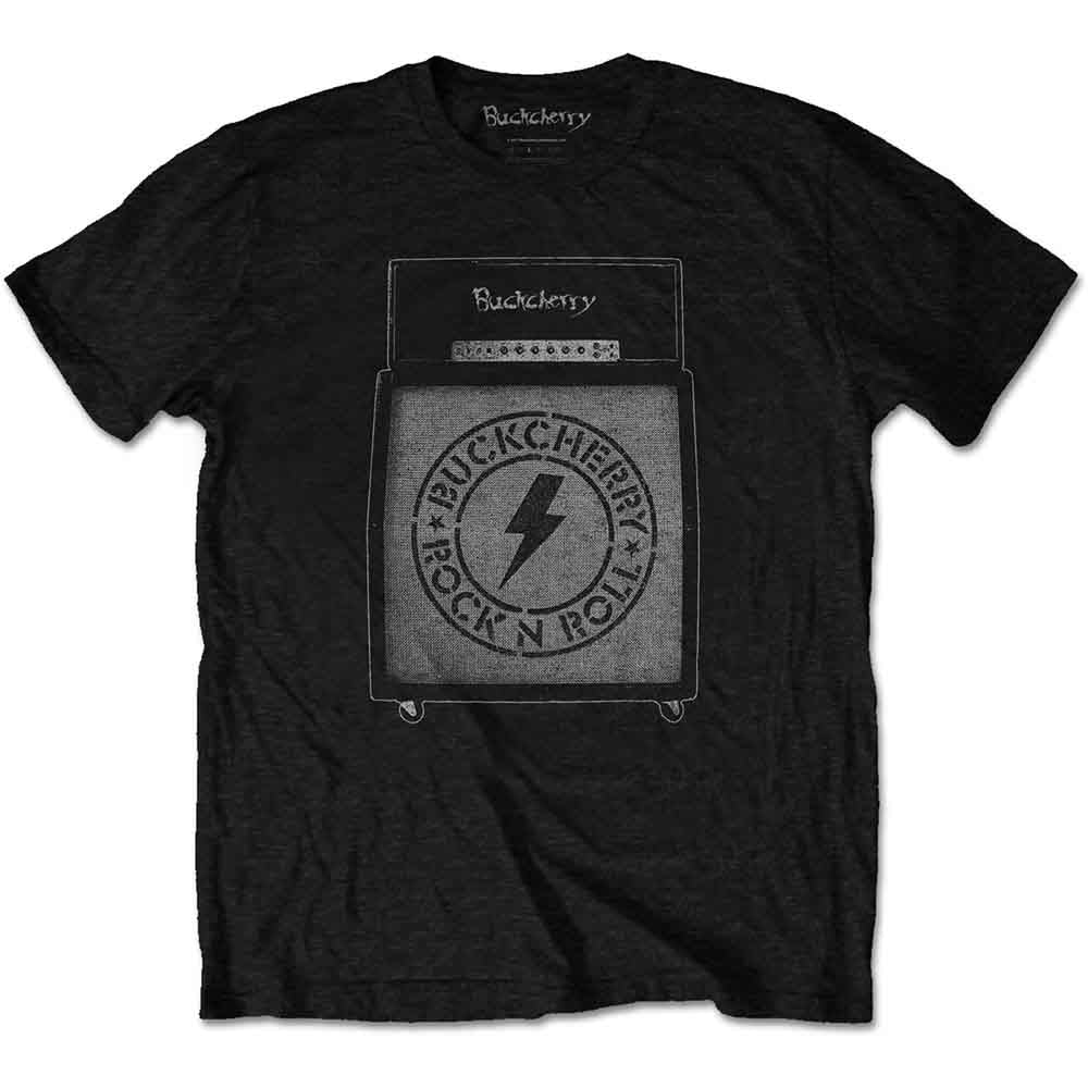 Buckcherry Amp Stack Mens T Shirt Black Officially Licensed