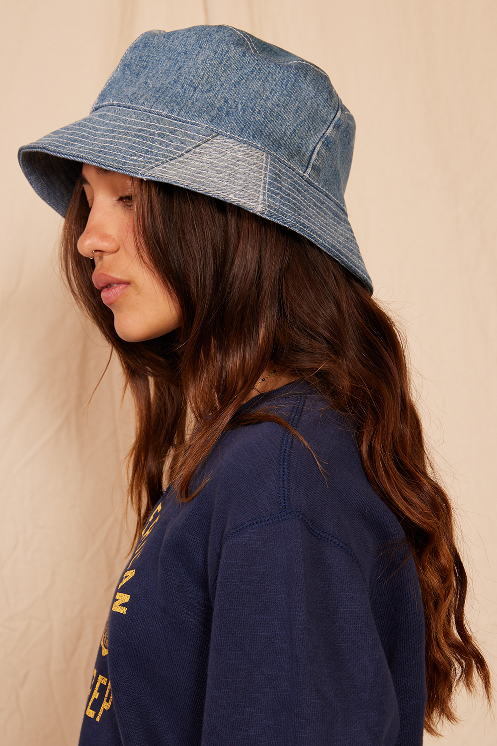 Vintage Patchwork Bucket Hat