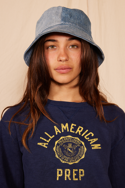 Vintage All American Prep Crewneck Sweatshirt