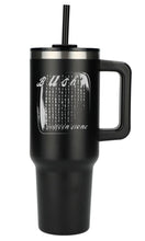 Load image into Gallery viewer, Bush 40oz Tumbler Drinking Cup With Lid and Straw Black