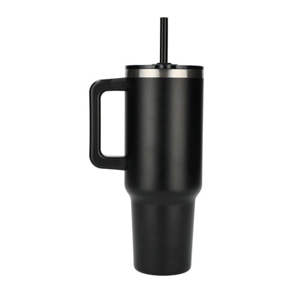 Bush 40oz Tumbler Drinking Cup With Lid and Straw Black