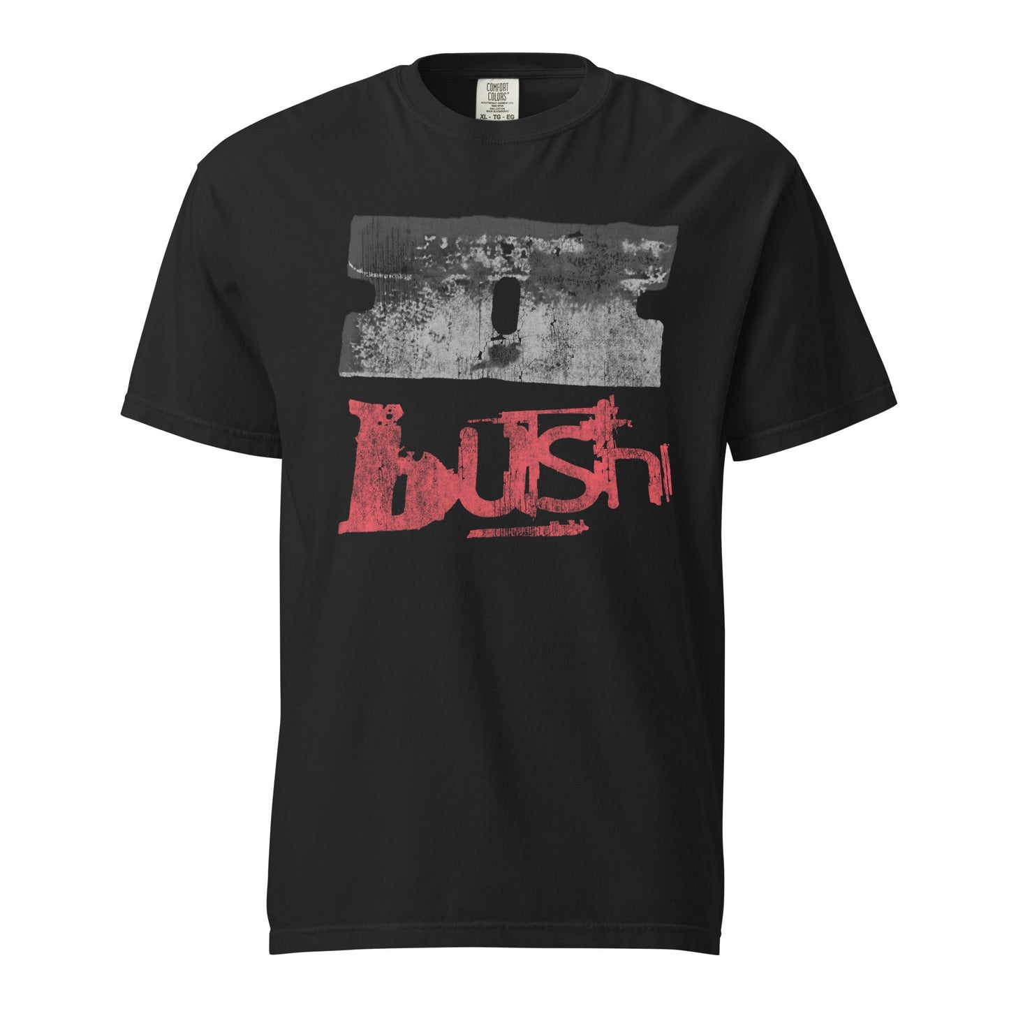 Bush Straight No Chaser Mineral Wash Officially Licensed Mens T Shirt Black