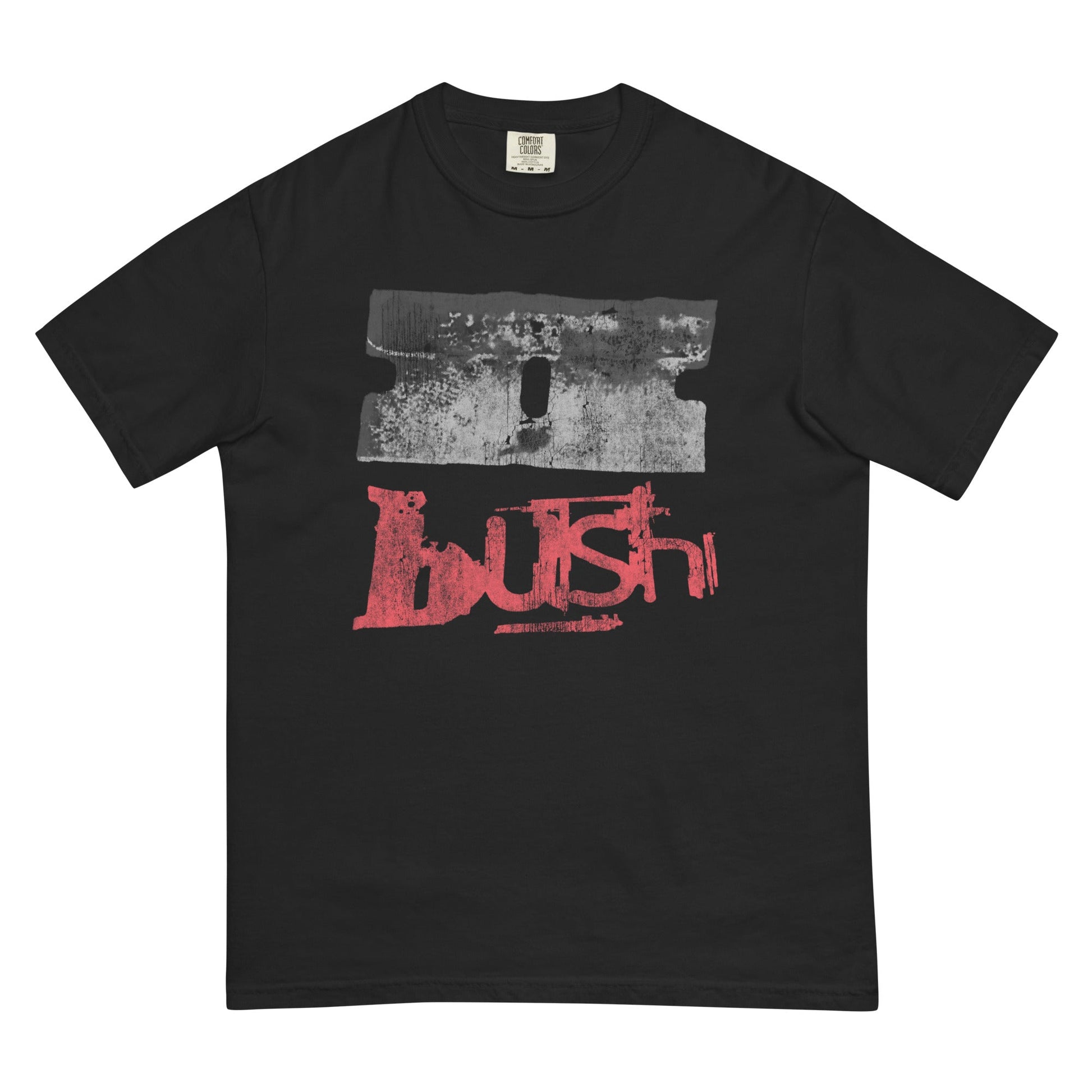 Bush Straight No Chaser Mineral Wash Officially Licensed Mens T Shirt Black